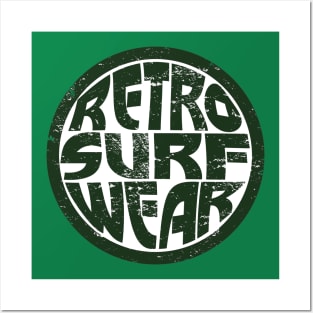 Retro Surf Wear Posters and Art